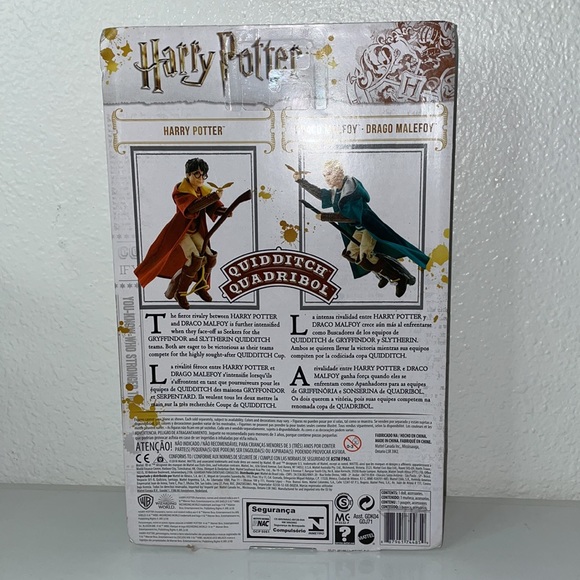 Harry Potter 12” Draco Malefoy Figure Quidditch NIB - Picture 4 of 9